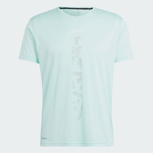 Turquoise Terrex Agravic Trail Running Tee