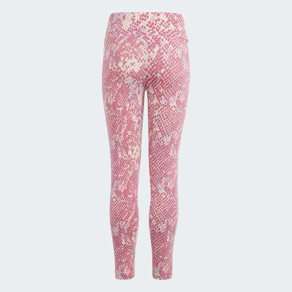 Ροζ Future Icons Allover Print Tights