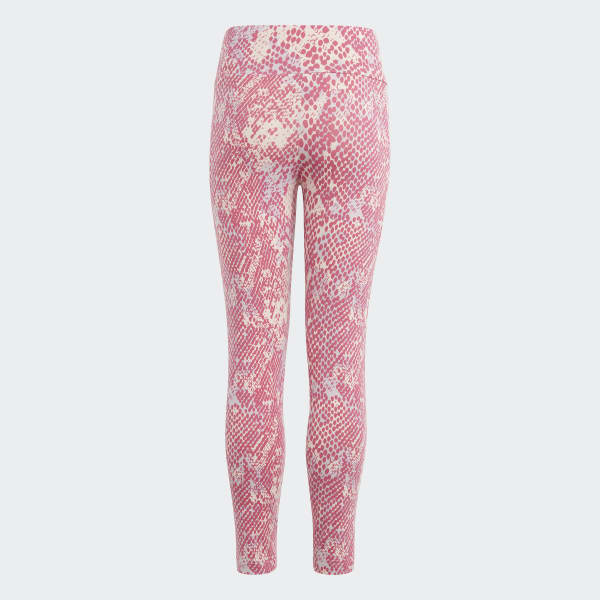 Pink Future Icons Allover Print tights