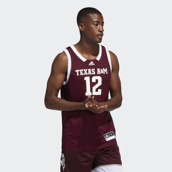 adidas Texas A&M Aggies NCAA Men's Maroon 2017 Armed Forces Basketball  Jersey
