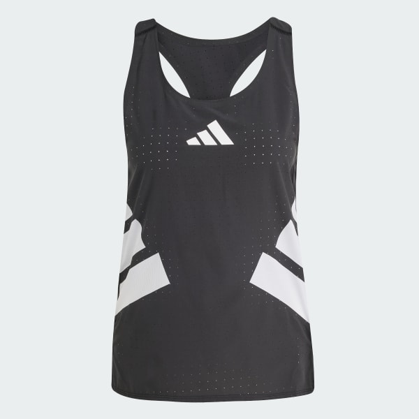 Schwarz Adizero Road to Records Singlet