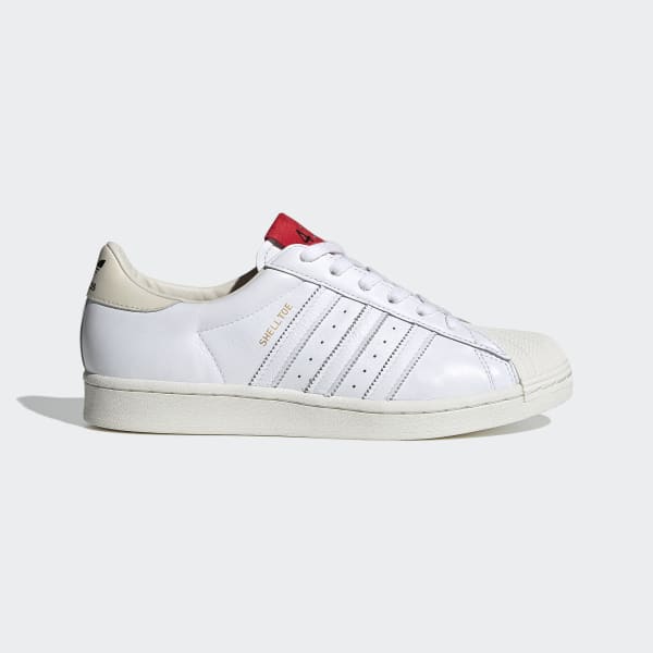 adidas 424 Shell-Toe Shoes - White 