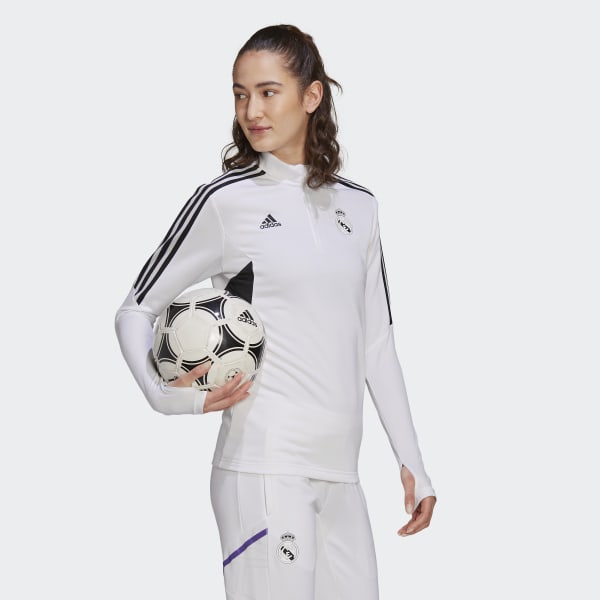 Wit Real Madrid Condivo 22 Training Longsleeve HQ528