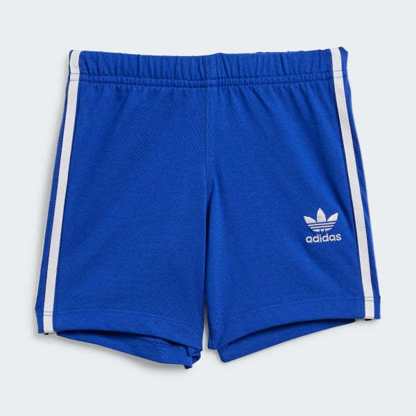 White adidas x Disney Mickey Mouse Shorts Tee Set Kids