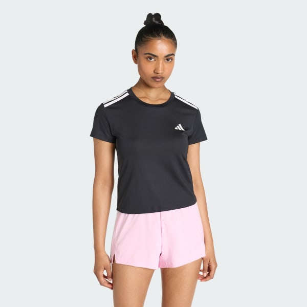 Black Hyperglam 3-Stripes T-Shirt