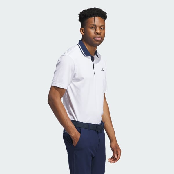 White Ultimate365 Tour Twistknit Polo Shirt