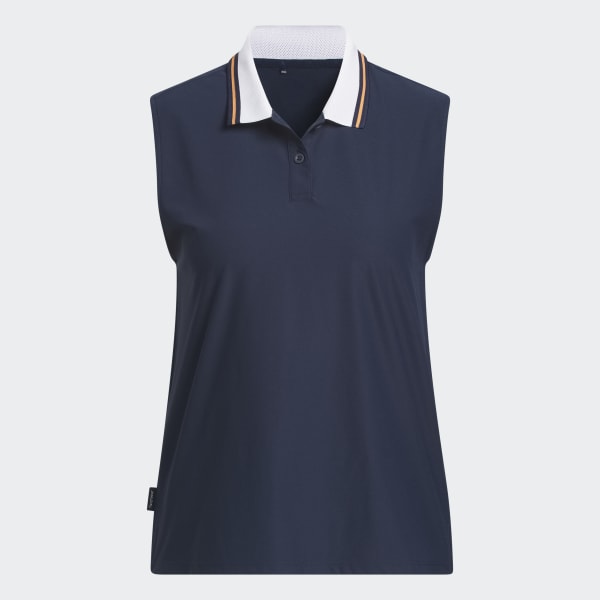 adidas Beyond The Course Twistknit Sleeveless Polo Shirt - Green