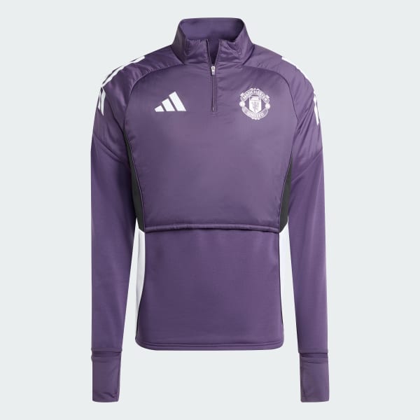 Paars Manchester United Tiro 25 Competition Winterized shirt