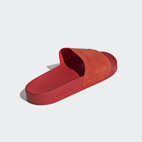 chanclas adidas rojas