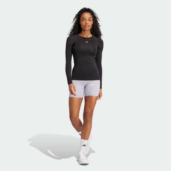 adidas TECHFIT Long Sleeve Training Top Black Free Shipping with adiClub adidas US