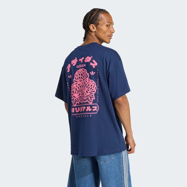 Blu T-shirt JAPAN FLORALS
