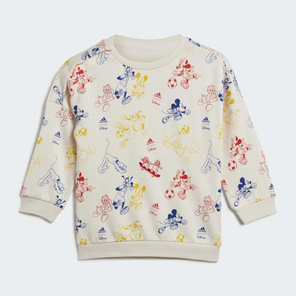 Conjunto infantil adidas top disney mickey