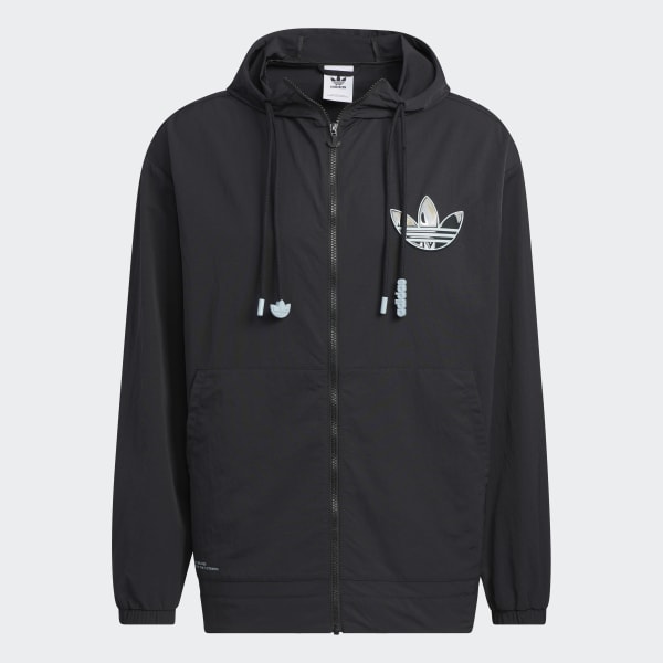Black Adicolor Windbreaker