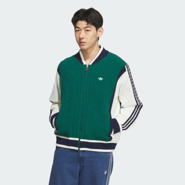 Green 레트로 리믹스 가디건(젠더 뉴트럴)