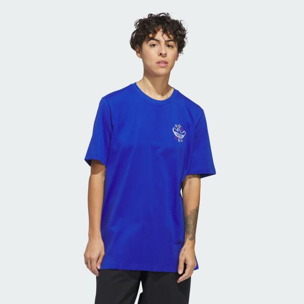 adidas Shmoofoil All Star Short Sleeve T Shirt Blue adidas Ireland