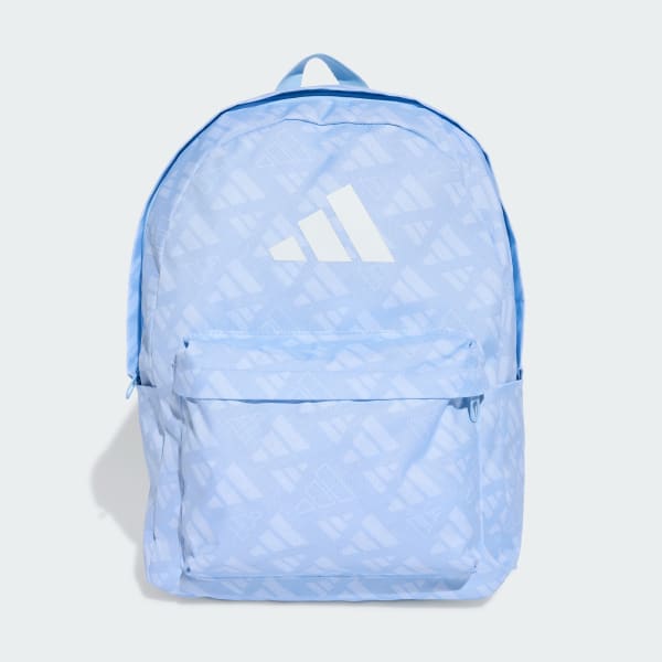 Azul Mochila Classic Monogram Graphic