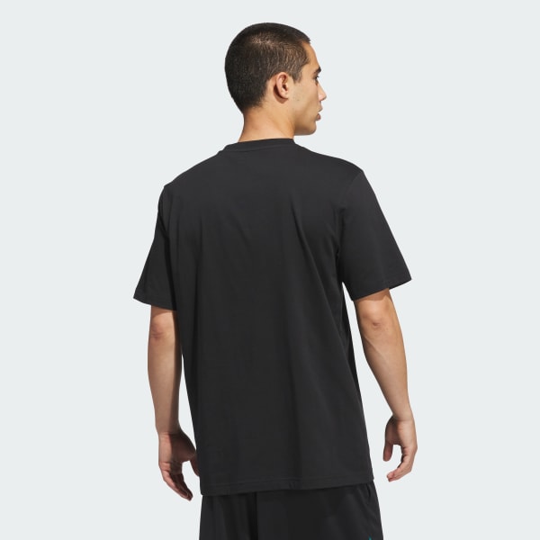 Preto T-shirt adidas Basketball