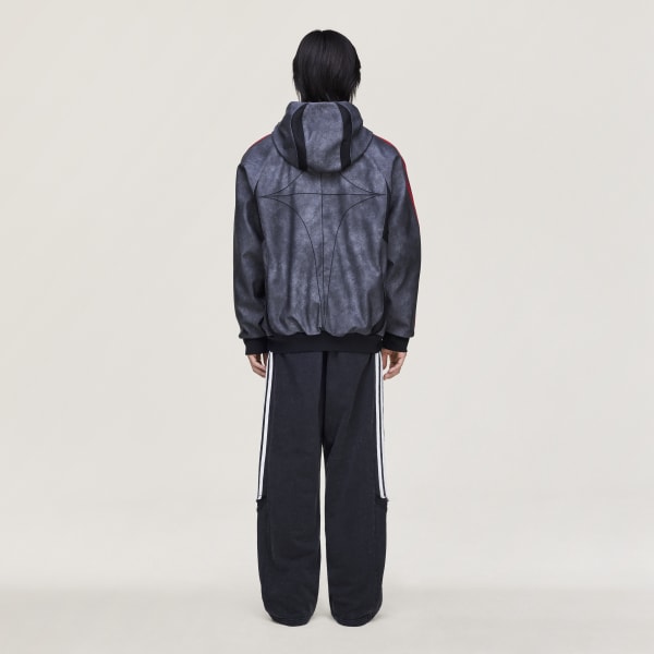 adidas THUG CLUB TEAMGEIST FAUX LEATHER JKT - Black | Free