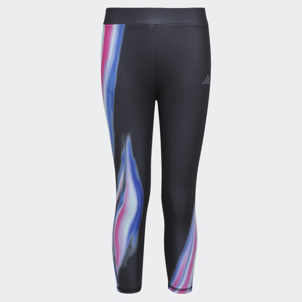 adidas Girls' Super Star Tight Legging Big Girls Medium Black Adi