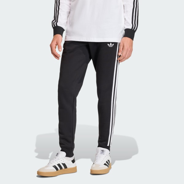 cerná SPORTOVNÍ KALHOTY 3-STRIPES