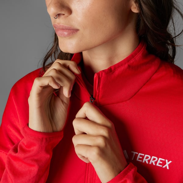 cervená Bunda Terrex Xperior Climawarm Light Fleece