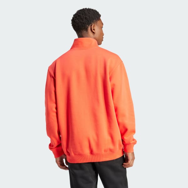 Men\'s SZN | - 1/4-Zip Lifestyle US Sweatshirt | adidas Red adidas ALL Fleece