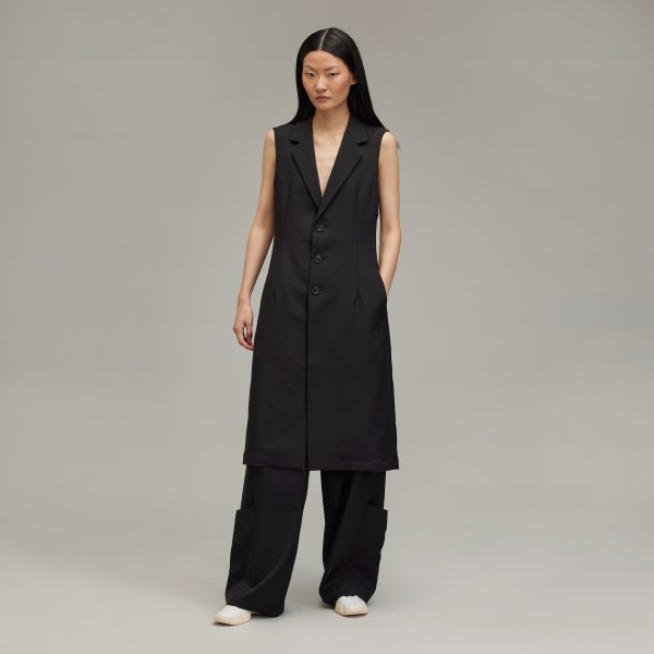 Siyah Y-3 Sport Uniform Özel Dikim Yelek