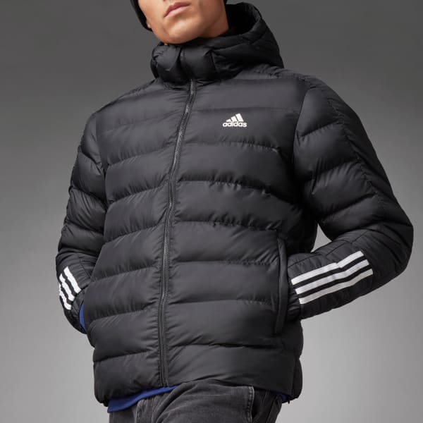 salida radio Puede ser calculado adidas Itavic 3-Stripes Midweight Hooded Jacket - Black | Men's Lifestyle |  adidas US