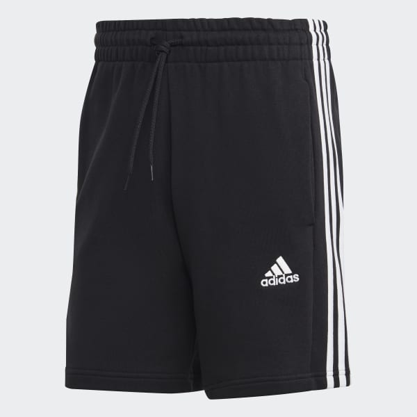 Negro Shorts Essentials French Terry 3 Franjas