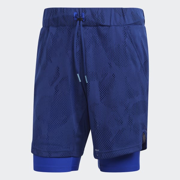 adidas Melbourne Tennis Two-in-One 7-inch Shorts - Blue | Men\'s Tennis |  adidas US