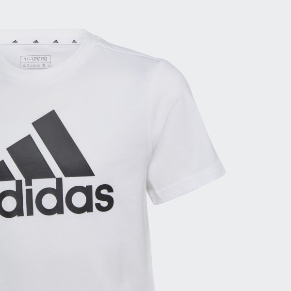 Bianco T-shirt Essentials Big Logo Cotton Slim