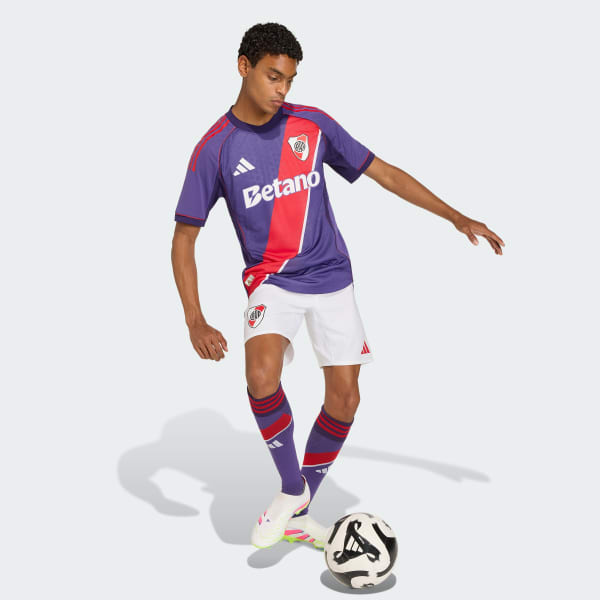 Blanco Shorts Tercer Uniforme River Plate 2026 (Versión Jugador)