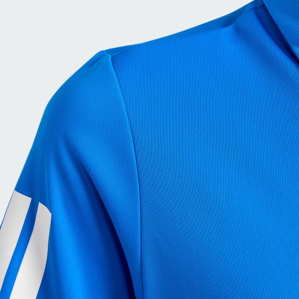 Blue Club Tennis 3-Stripes Polo Shirt Kids