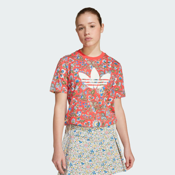 Κόκκινο adidas Originals x Liberty London Tee Kids