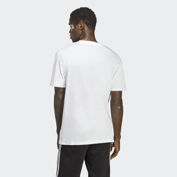 White Graphics Monogram Tee