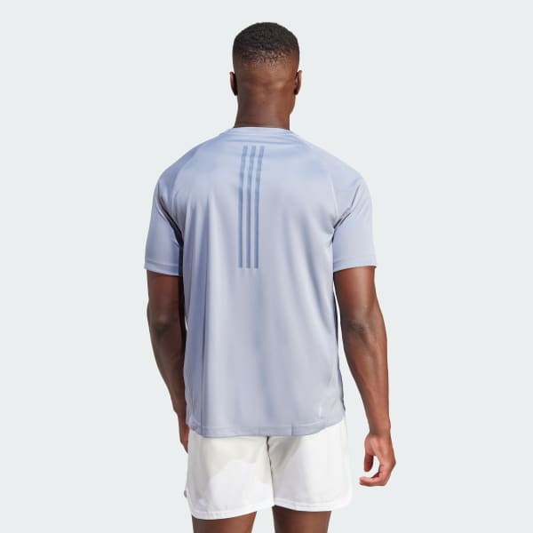 Purpura Polo de Entrenamiento Gym Heat