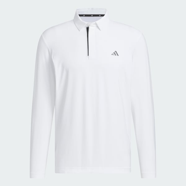 White ULTIMATE365 TOUR LONG SLEEVE POLO SHIRTS