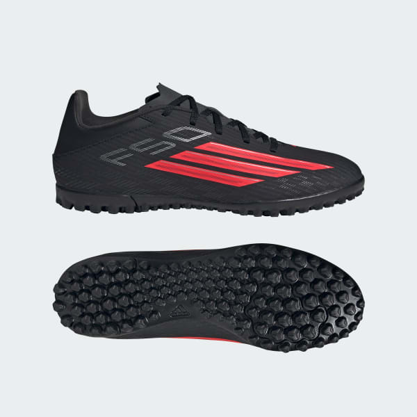 Zwart F50 CLUB Turf Voetbalschoenen