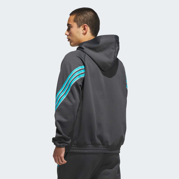 Adidas Basketball Crazy Warm Fleece Hoodie - Grey | Free