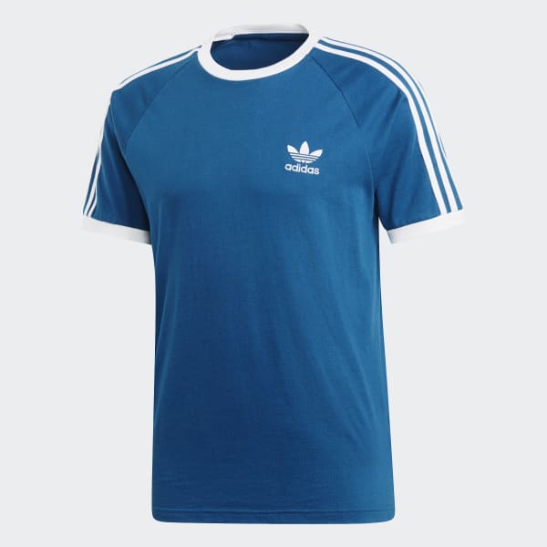 Camiseta 3 bandas - Azul adidas | adidas España