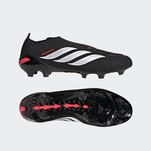 Zwart PREDATOR LEAGUE Laceless Firm Ground Voetbalschoenen