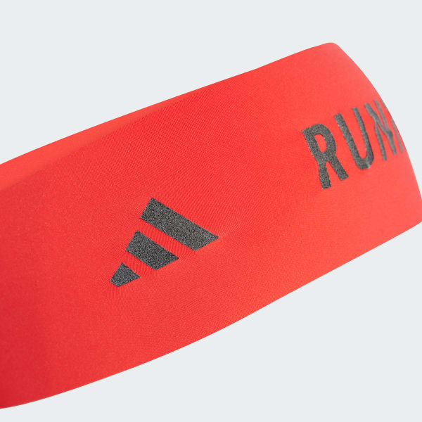 Rojo Banda de Sudor para la Cabeza Running Climacool