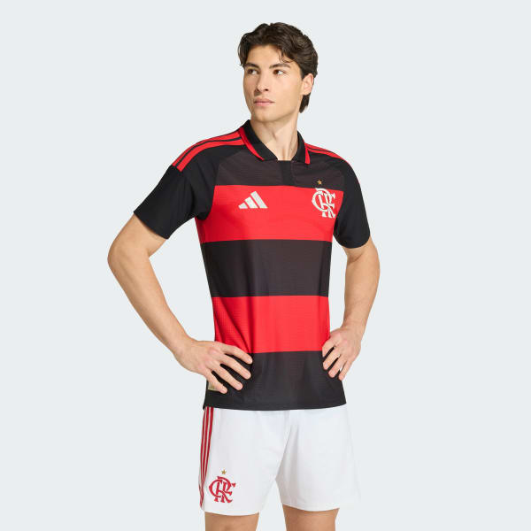 Vermelho Camisa I Jogador CR Flamengo 26