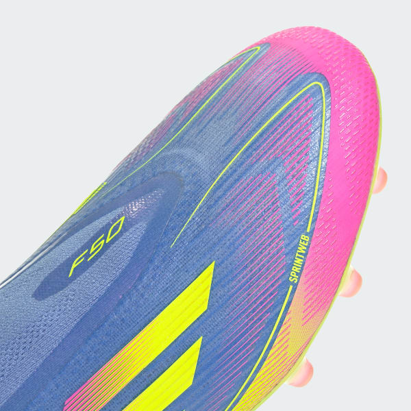 adidas F50 Elite Laceless Artificial Grass Cleats - Blue