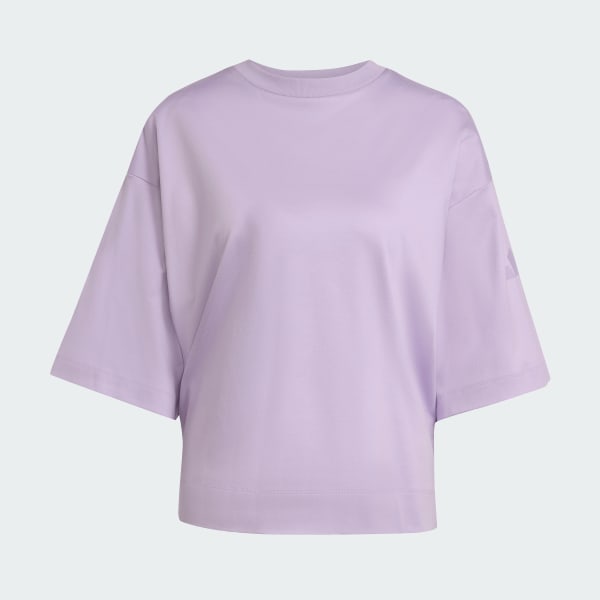 Purple Soft Lux Loose Tee