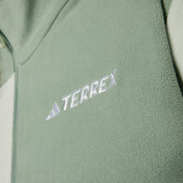 Groen Terrex Multi Fleece Ritsjack