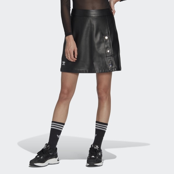 Black 포우 레더 스커트