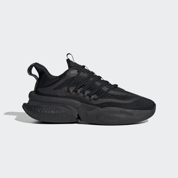 Adidas all black shoe discount