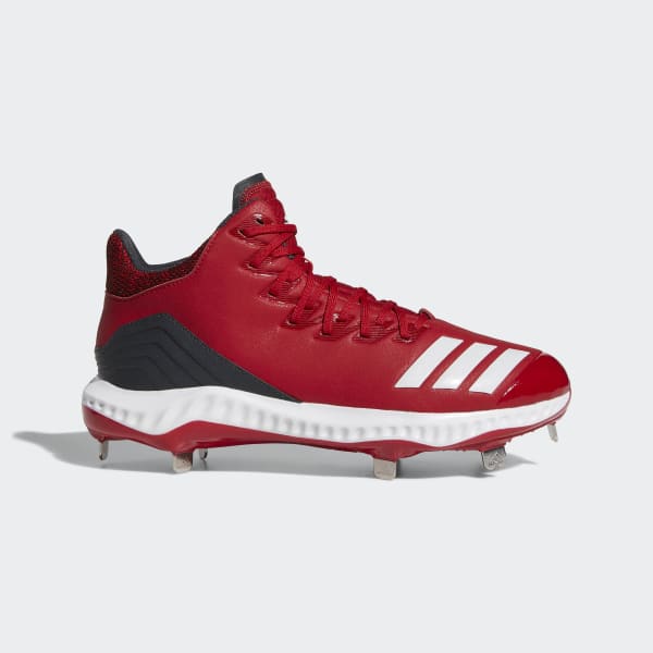 adidas Icon Bounce Mid Cleats - Red | adidas US