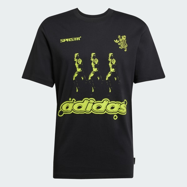 Negro Camiseta Regular serie Trefoil